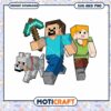 Minecraft Character PNG Download, Instant Digital Art for Fans