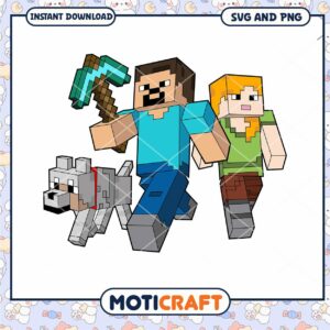 Minecraft Character PNG Download