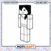 Minecraft Character Outline for Printing, Instant Download SVG PNG