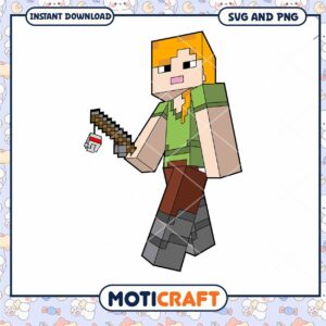 Minecraft character design for instant download