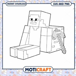 Minecraft Character Coloring Page