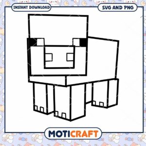 Minecraft animal outline design Minecraft animal outline design
