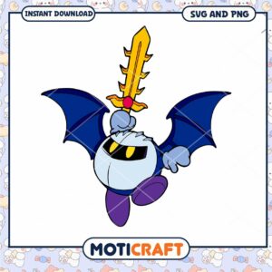 Meta Knight SVG PNG Instant Download