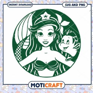 Mermaid Starbucks SVG