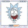 Melting Rick SVG & PNG Instant Download