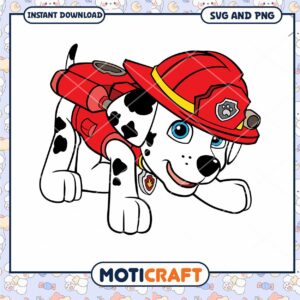 Marshall Paw Patrol SVG PNG