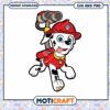 Marshall Paw Patrol Firefighter SVG