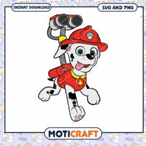 Marshall Fire Pup SVG PNG