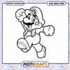 Mario SVG Cut File Instant Download