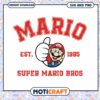 Mario Super Mario Bros design for instant download, SVG and PNG files