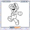 Mario Coloring Page for Kids, Fun and Creative Activity Download