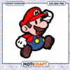 Mario character SVG and PNG download, perfect for crafts and designs
