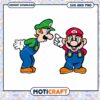Mario & Luigi SVG PNG Instant Download