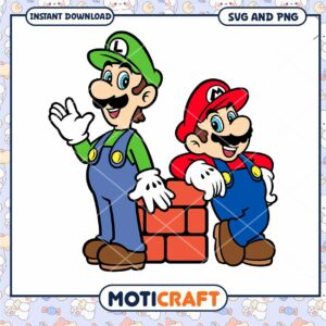 Mario and Luigi clipart download