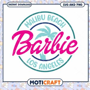 Malibu Barbie SVG PNG Cut File