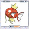 Magikarp cartoon character design, high quality SVG and PNG files