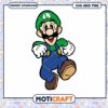 Luigi character design in vibrant colors, perfect for digital projects
