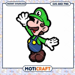 Luigi character PNG design