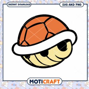 Koopa Shell SVG PNG Instant Download