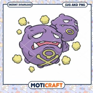 Koffing SVG PNG Instant Download