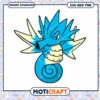 Kingdra Pokemon SVG PNG Instant Download