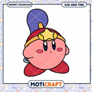 Kirby Character Design for Instant Download