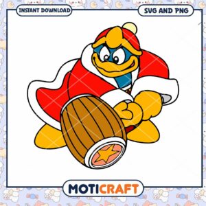King Dedede SVG PNG Instant Download
