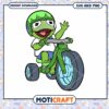 Kermit Tricycle SVG PNG Instant Download