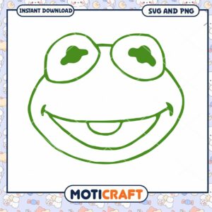 Kermit the Frog SVG and PNG design