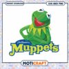 Kermit the Frog Muppets SVG PNG Download, Fun digital design file