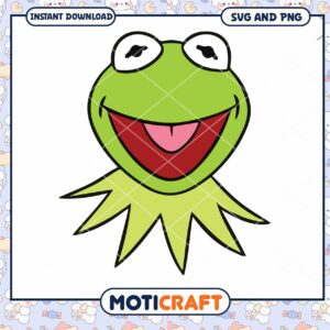 Kermit Frog SVG PNG Cut File