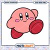 Kawaii Kirby SVG PNG Instant Download