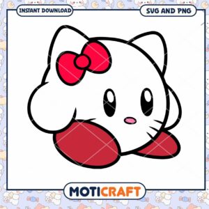 Kawaii Kitty SVG PNG Cut File