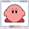 Kawaii Kirby SVG Cut File Instant Download