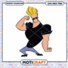 Johnny Bravo Cartoon Art, digital download SVG and PNG files
