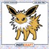 Jolteon SVG PNG Instant Download Cute Pokemon