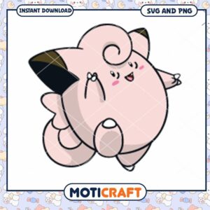 Jigglypuff SVG PNG Cute Cartoon Download