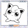 Jigglypuff SVG Cut File, Instant Download