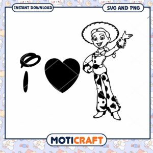 Jessie Toy Story SVG PNG Cut File