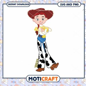 Jessie Cartoon Character SVG and PNG Download