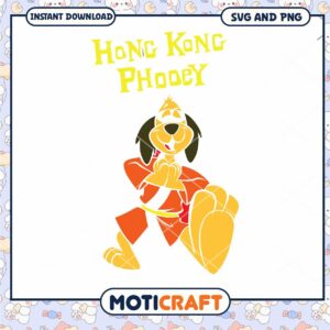 Hong Kong Phooey SVG PNG Cut File