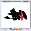 Hiccup & Toothless SVG Silhouette
