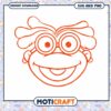 Happy cartoon character illustration, perfect for crafts and design