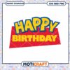Happy Birthday SVG PNG Instant Download