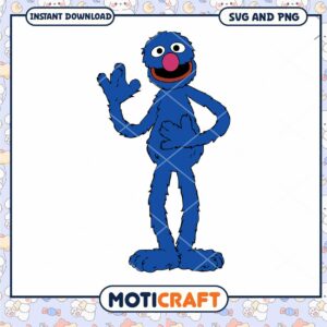 Grover SVG PNG Instant Download