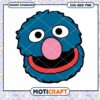 Grover character illustration for digital download, available in PNG format