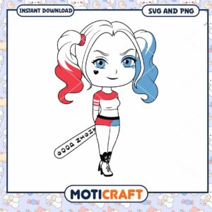 Harley Quinn Chibi PNG Download Harley Quinn Chibi PNG Download