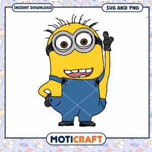 Happy Minion Character PNG Download