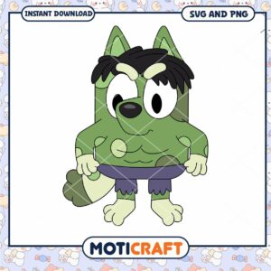 Green Puppy SVG PNG Instant Download Green Puppy SVG PNG Instant Download