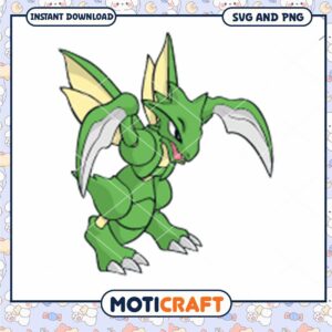 Green dragon character design, perfect for crafts and projects